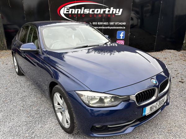 BMW 3-Series Saloon, Diesel, 2016, Blue