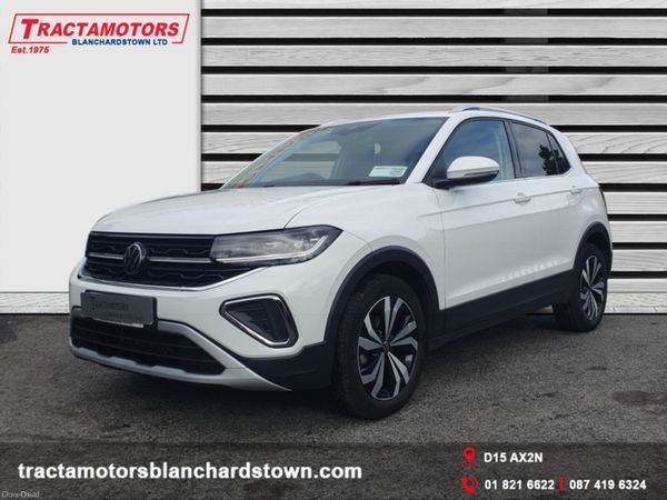 Volkswagen T-Cross SUV, Petrol, 2024, White