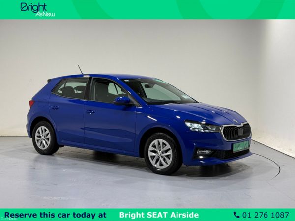 Skoda Fabia Hatchback, Petrol, 2022, Blue