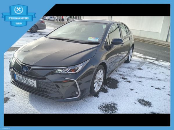 Toyota Corolla Saloon, Petrol Hybrid, 2023, Black