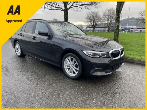 BMW 3-Series Estate, Petrol Plug-in Hybrid, 2021, Black