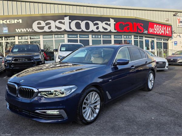 BMW 5-Series Saloon, Diesel, 2017, Blue