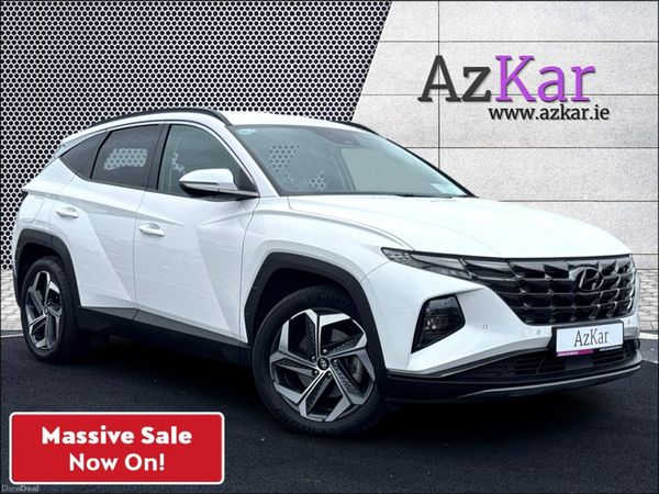Hyundai Tucson SUV, Petrol Plug-in Hybrid, 2024, White