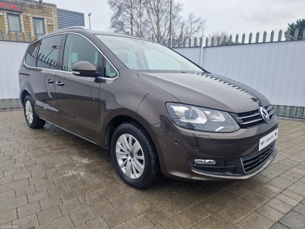 Volkswagen Sharan MPV, Petrol, 2015, Brown