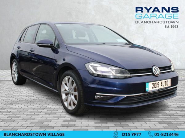 Volkswagen Golf Hatchback, Petrol, 2019, Blue