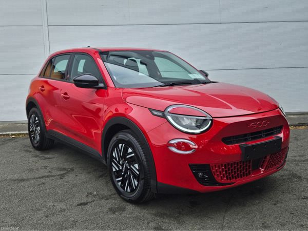 Fiat 600 SUV, Electric, 2026, Red