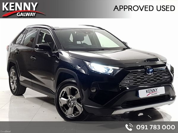 Toyota RAV4 Estate, Petrol Hybrid, 2021, Black