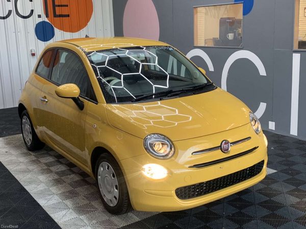 Fiat 500 Hatchback, Petrol, 2017, Yellow