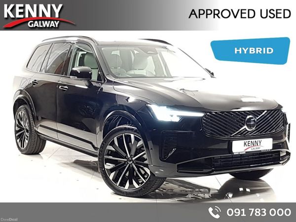 Volvo XC90 MPV, Petrol Plug-in Hybrid, 2025, Black