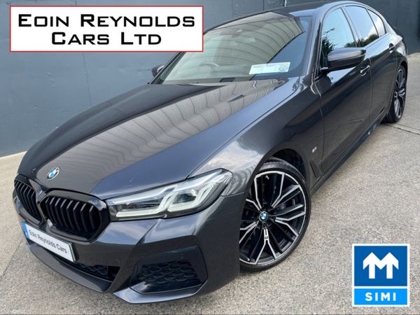 BMW 5-Series Saloon, Diesel Hybrid, 2021, Grey