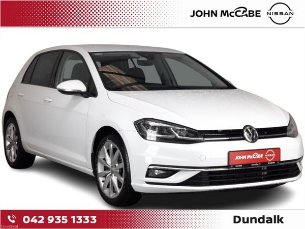 Volkswagen Golf Hatchback, Petrol, 2018, White