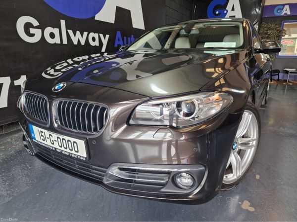 BMW 5-Series Saloon, Diesel, 2015, Brown
