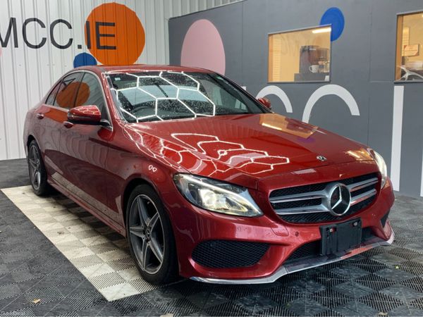 Mercedes-Benz C-Class Saloon, Petrol, 2018, Red