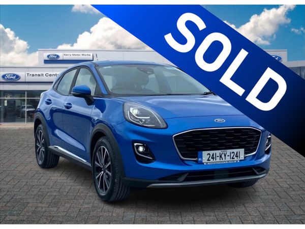Ford Puma SUV, Petrol Hybrid, 2024, Blue