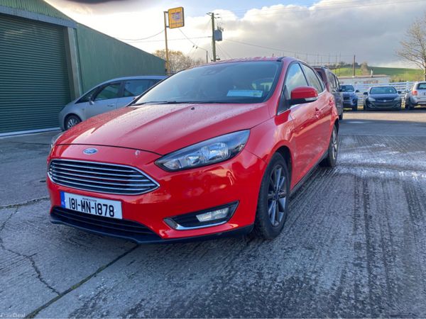 Ford Focus Hatchback, Diesel, 2018, Red