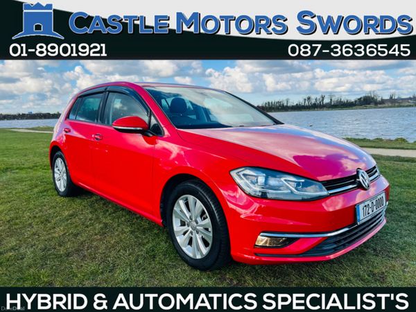 Volkswagen Golf Hatchback, Petrol, 2017, Red