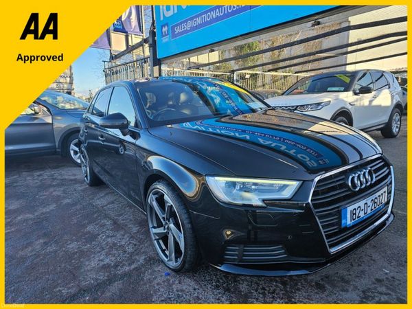Audi A3 Hatchback, Diesel, 2018, Black