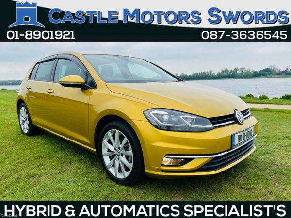 Volkswagen Golf Hatchback, Petrol, 2019, Yellow