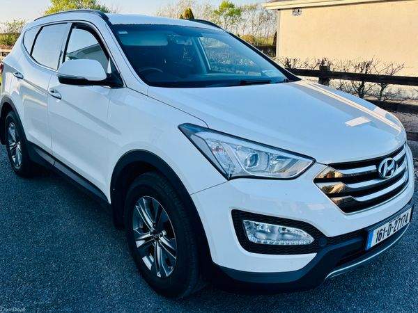 Hyundai Santa Fe SUV, Diesel, 2016, White