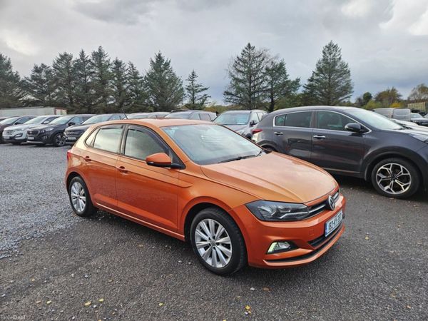 Volkswagen Polo Hatchback, Petrol, 2018, Orange