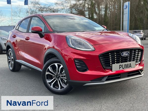 Ford Puma SUV, Petrol Hybrid, 2026, Red