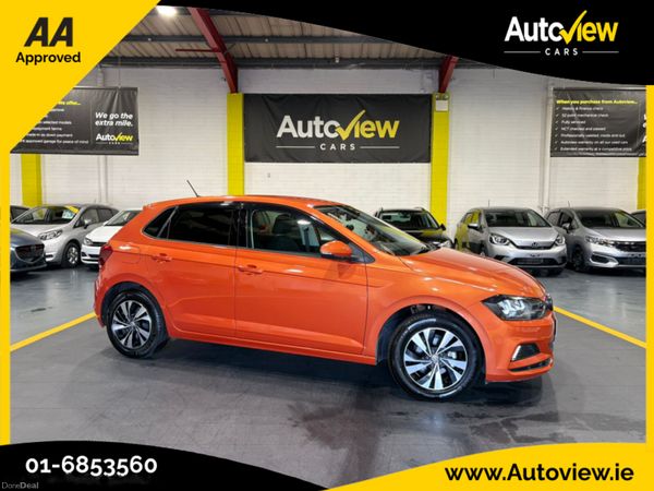 Volkswagen Polo Hatchback, Petrol, 2019, Orange