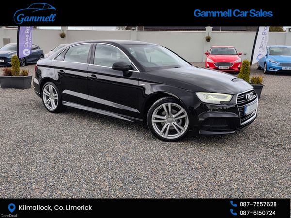 Audi A3 Saloon, Petrol, 2018, Black