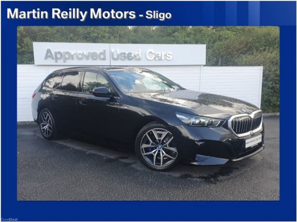 BMW 5-Series Estate, Petrol Plug-in Hybrid, 2025, Black