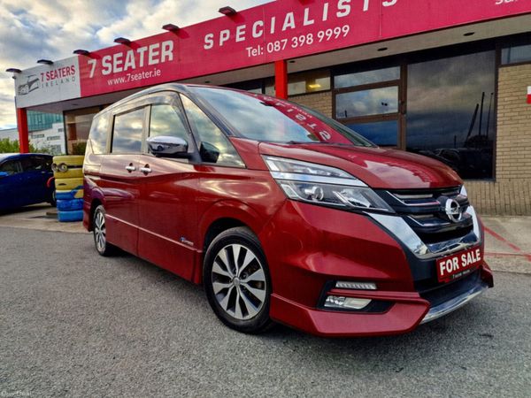 Nissan Serena MPV, Petrol Hybrid, 2017, Red