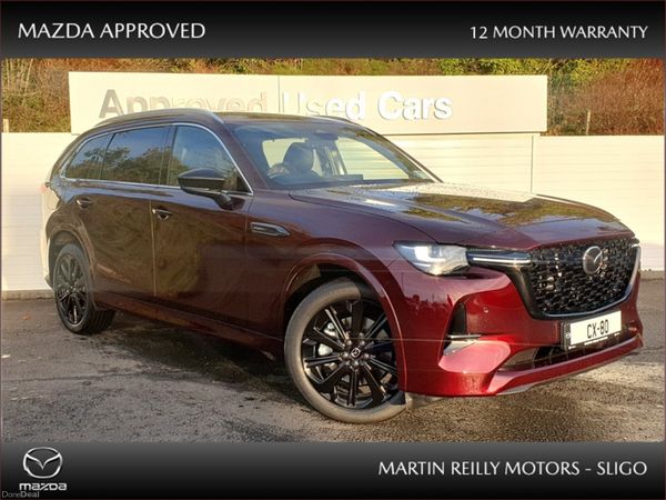 Mazda CX-80 MPV, Petrol Plug-in Hybrid, 2026, Red