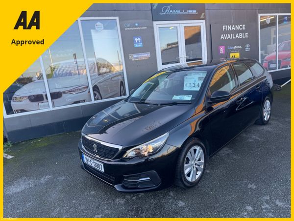 Peugeot 308 Estate, Diesel, 2019, Black