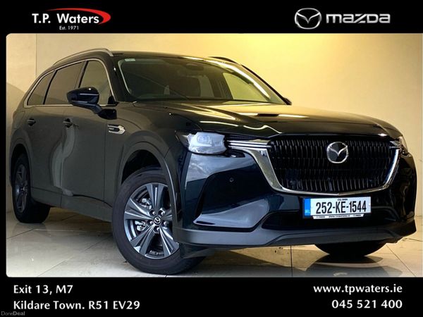 Mazda CX-80 MPV, Petrol Plug-in Hybrid, 2025, Black
