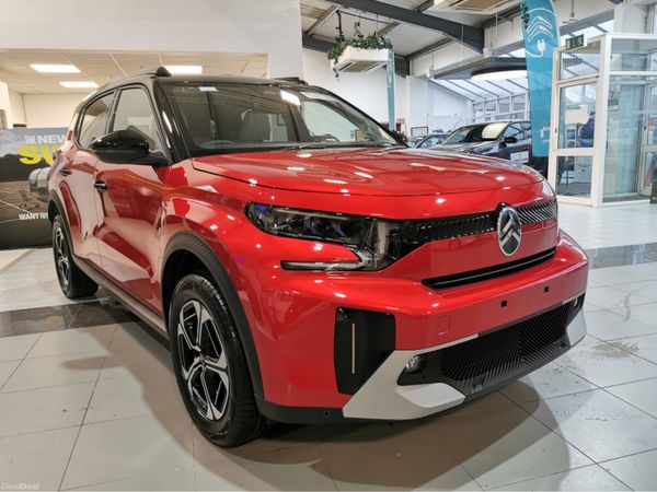 Citroen C3 Aircross SUV, Petrol Hybrid, 2026, Red