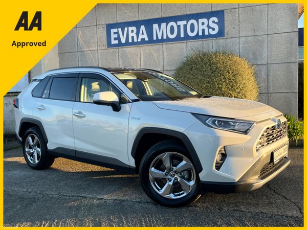 Toyota RAV4 SUV, Petrol Hybrid, 2020, White