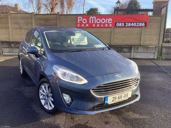 Ford Fiesta Hatchback, Petrol Hybrid, 2021, Blue