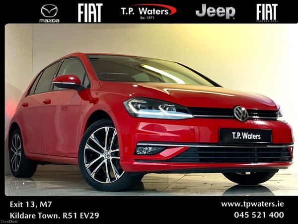 Volkswagen Golf Hatchback, Petrol, 2020, Red