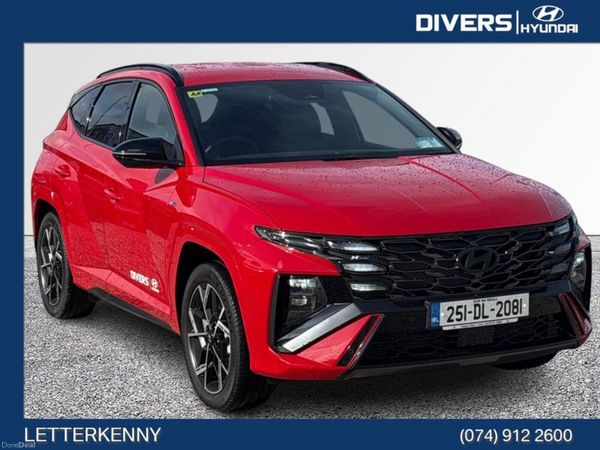 Hyundai Tucson MPV, Petrol Plug-in Hybrid, 2025, Red