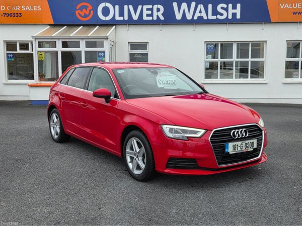 Audi A3 Hatchback, Petrol, 2018, Red