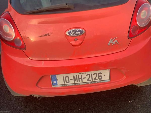 Ford KA Hatchback, Petrol, 2010, Red