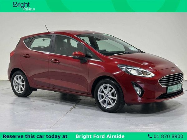 Ford Fiesta Hatchback, Petrol, 2018, Red
