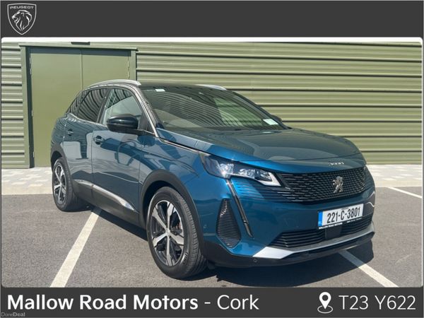 Peugeot 3008 MPV, Petrol, 2022, Blue