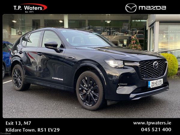 Mazda CX-60 SUV, Petrol Plug-in Hybrid, 2025, Black