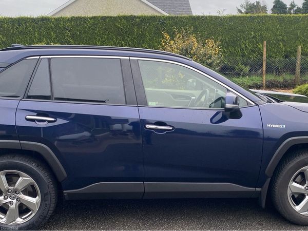 Toyota RAV4 SUV, Petrol Hybrid, 2021, Blue