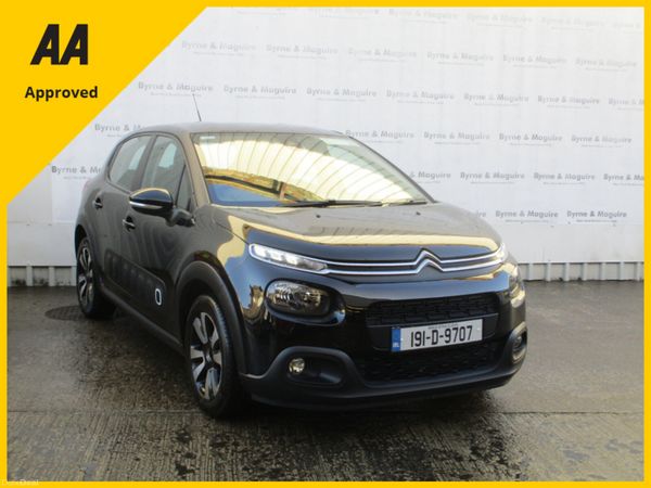 Citroen C3 Hatchback, Petrol, 2019, Black