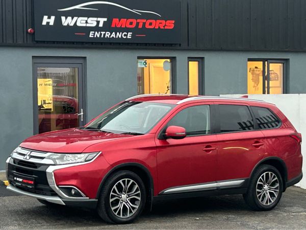 Mitsubishi Outlander Estate, Diesel, 2017, Red