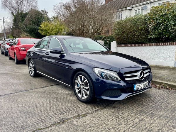 Mercedes-Benz C-Class Saloon, Petrol Plug-in Hybrid, 2016, Blue
