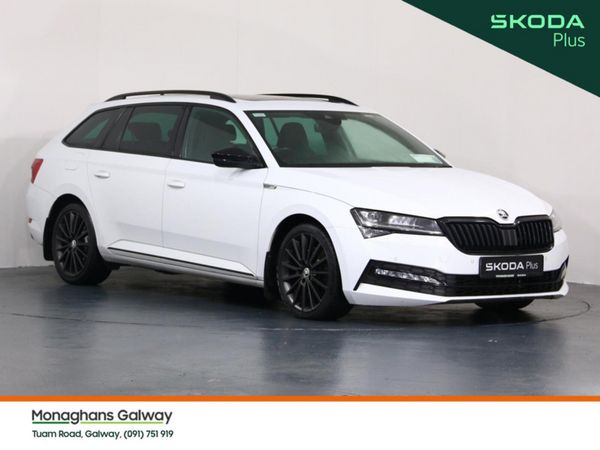 Skoda Superb Estate, Diesel, 2021, White