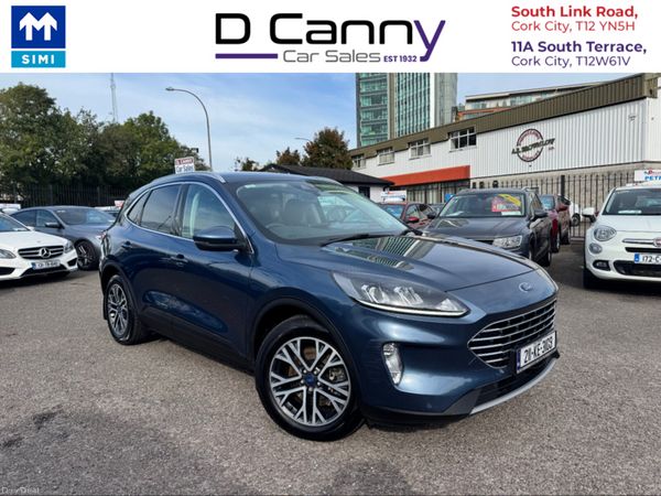 Ford Kuga MPV, Petrol Plug-in Hybrid, 2021, Blue