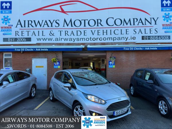 Ford Fiesta Hatchback, Petrol, 2015, Silver