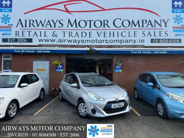 Toyota Aqua Hatchback, Petrol Hybrid, 2016, Silver